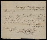 Special orders from Colonel Stephen D. Pool to Major Thomas Sparrow